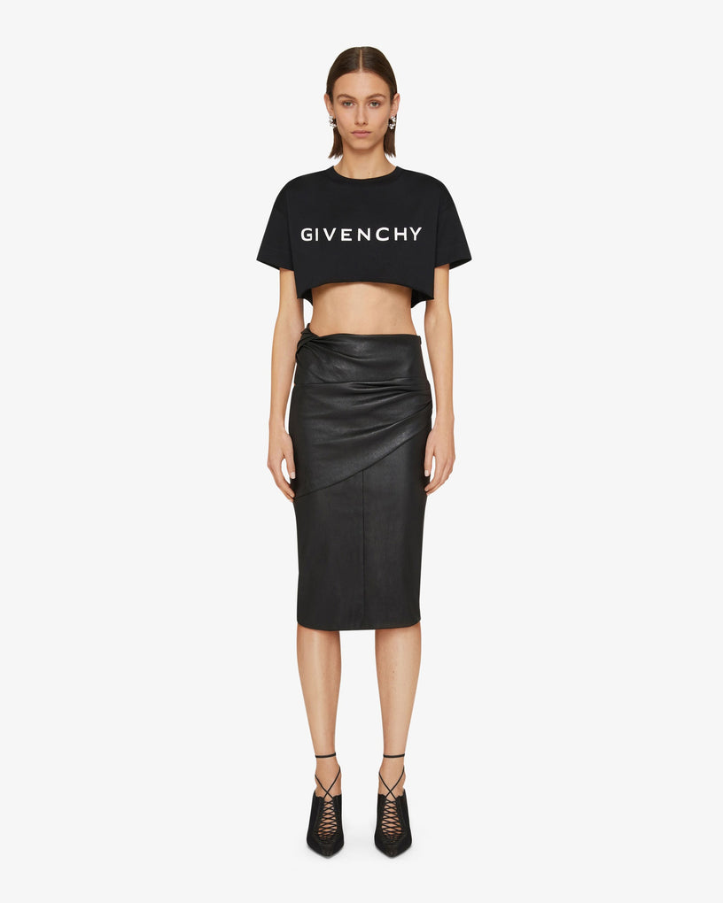 GIVENCHY Archetype cropped t-shirt