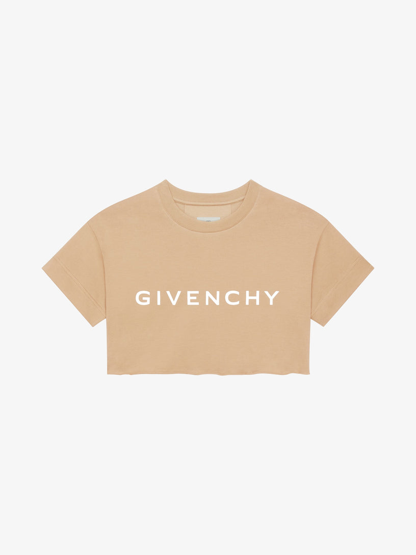 GIVENCHY Archetype cropped t-shirt