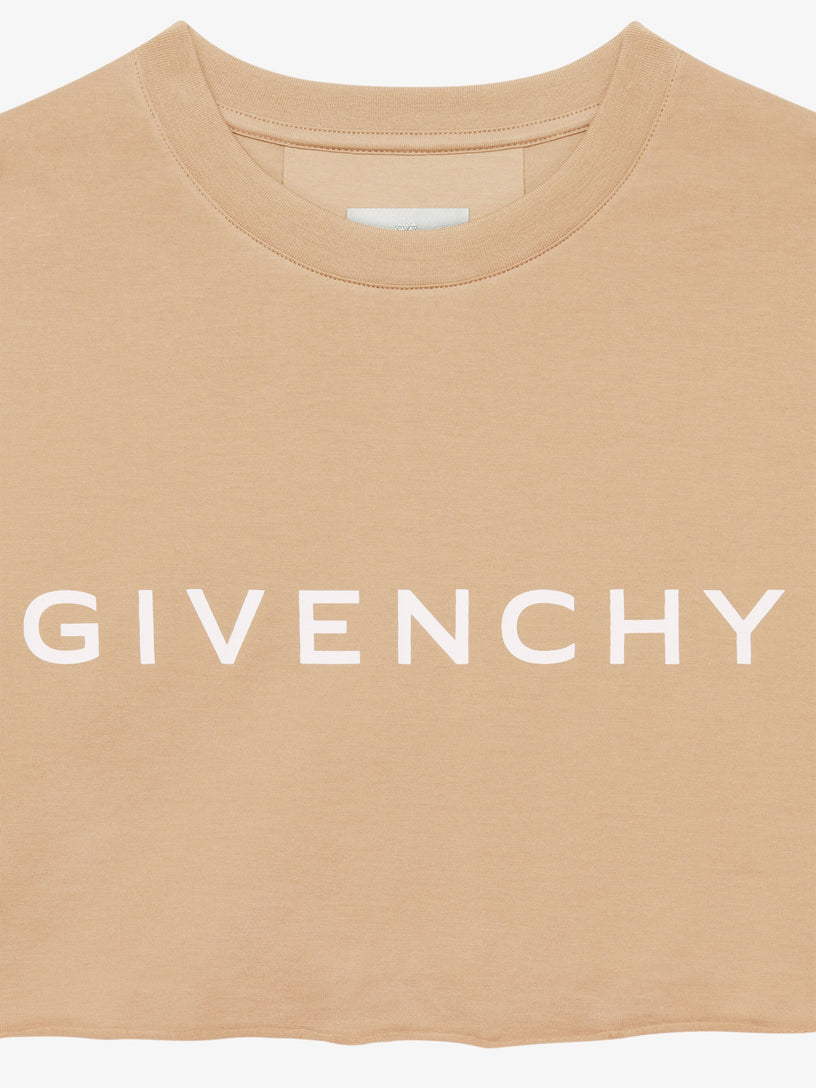 GIVENCHY Archetype cropped t-shirt