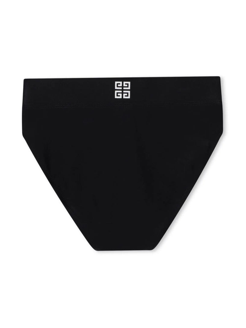 Two-piece swimsuit with logo