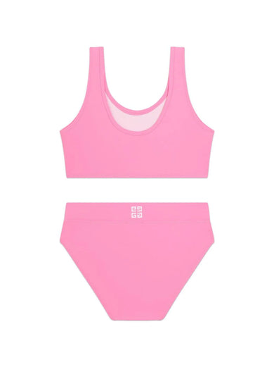 Two-piece swimsuit with logo