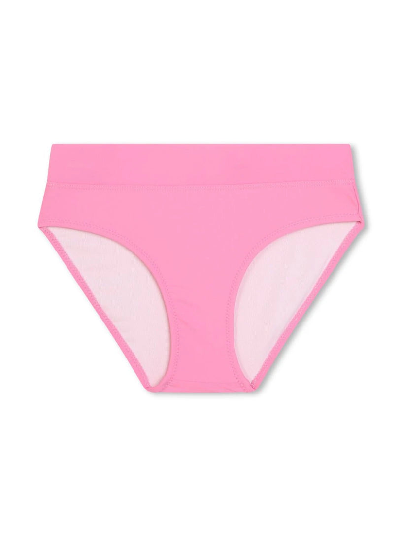 Two-piece swimsuit with logo