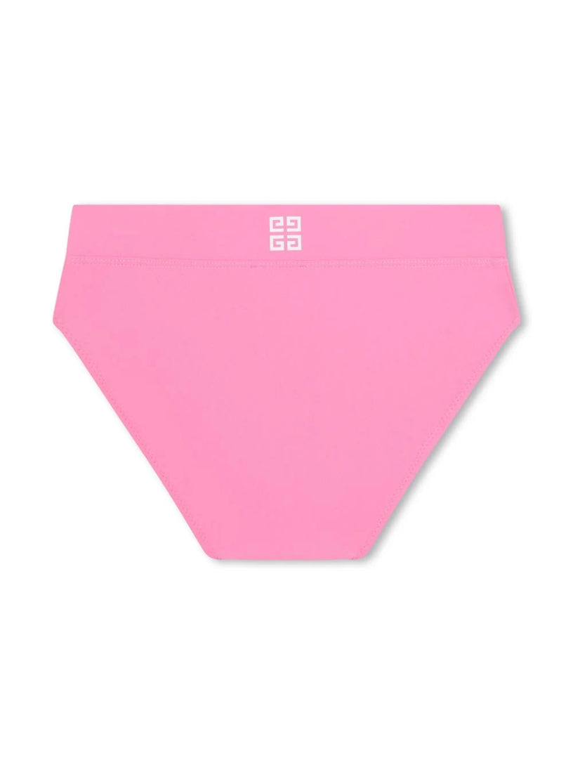 Two-piece swimsuit with logo