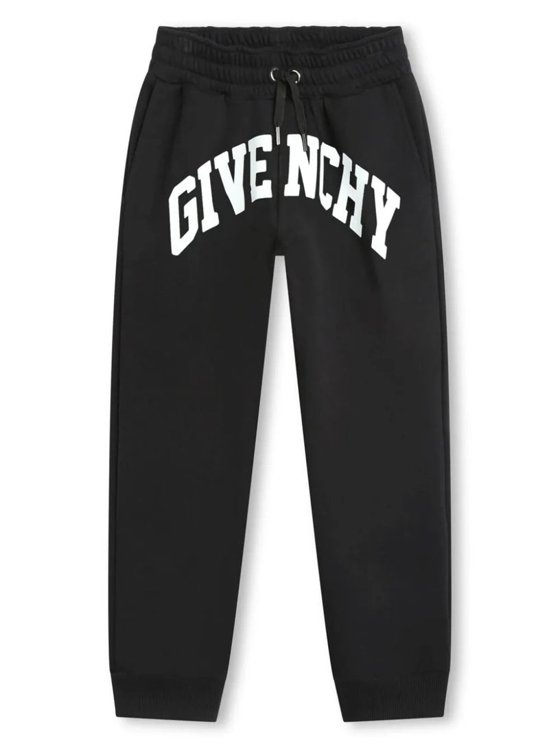 Logo-print tapered track pants