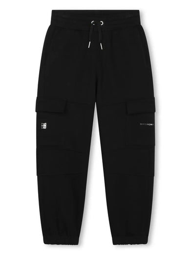 Cargo-pocket track pants