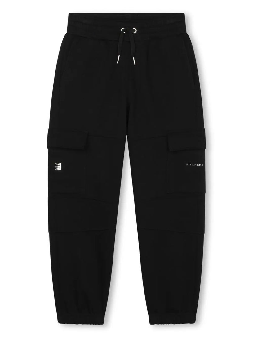 Cargo-pocket track pants