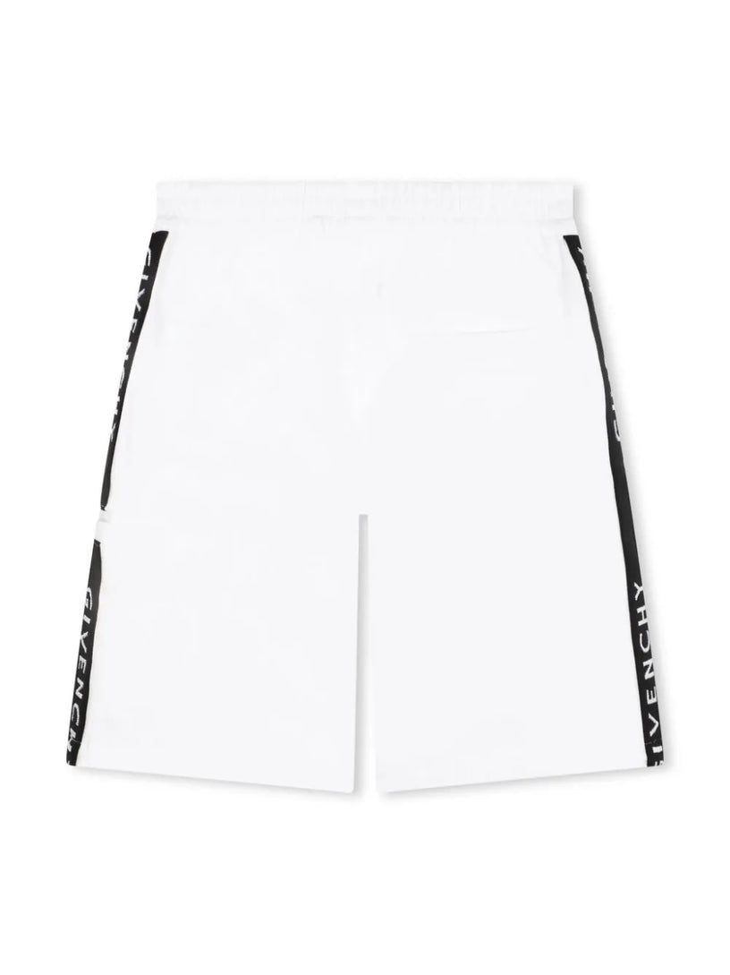 Logo-tape bermuda shorts