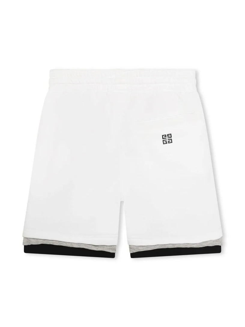 Logo-print track shorts