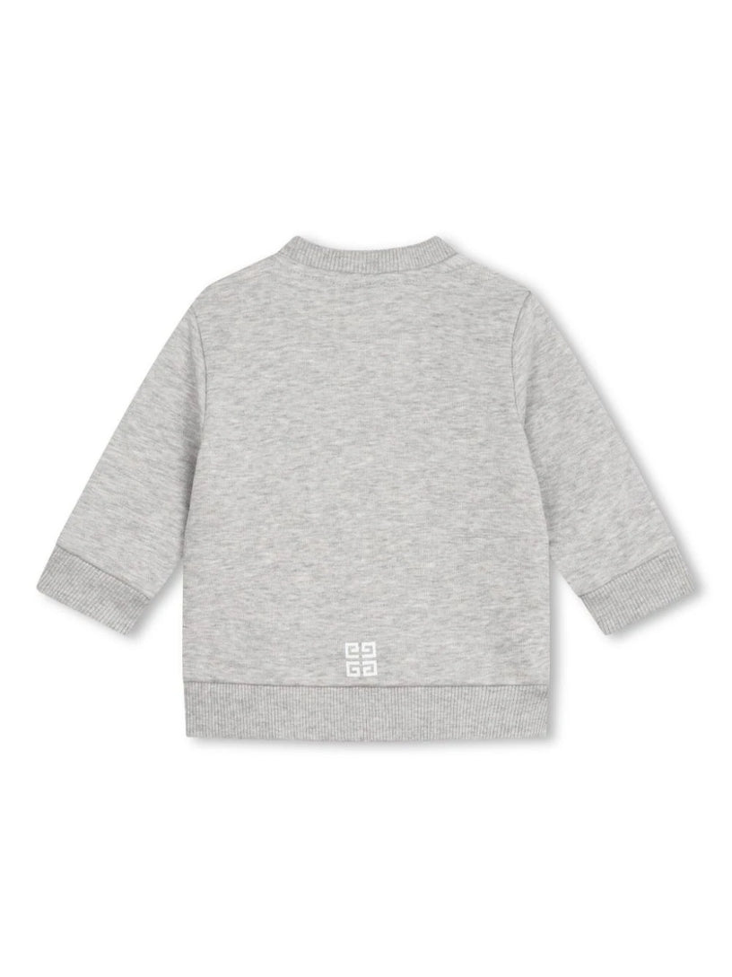 Sweatshirt with mélange effect