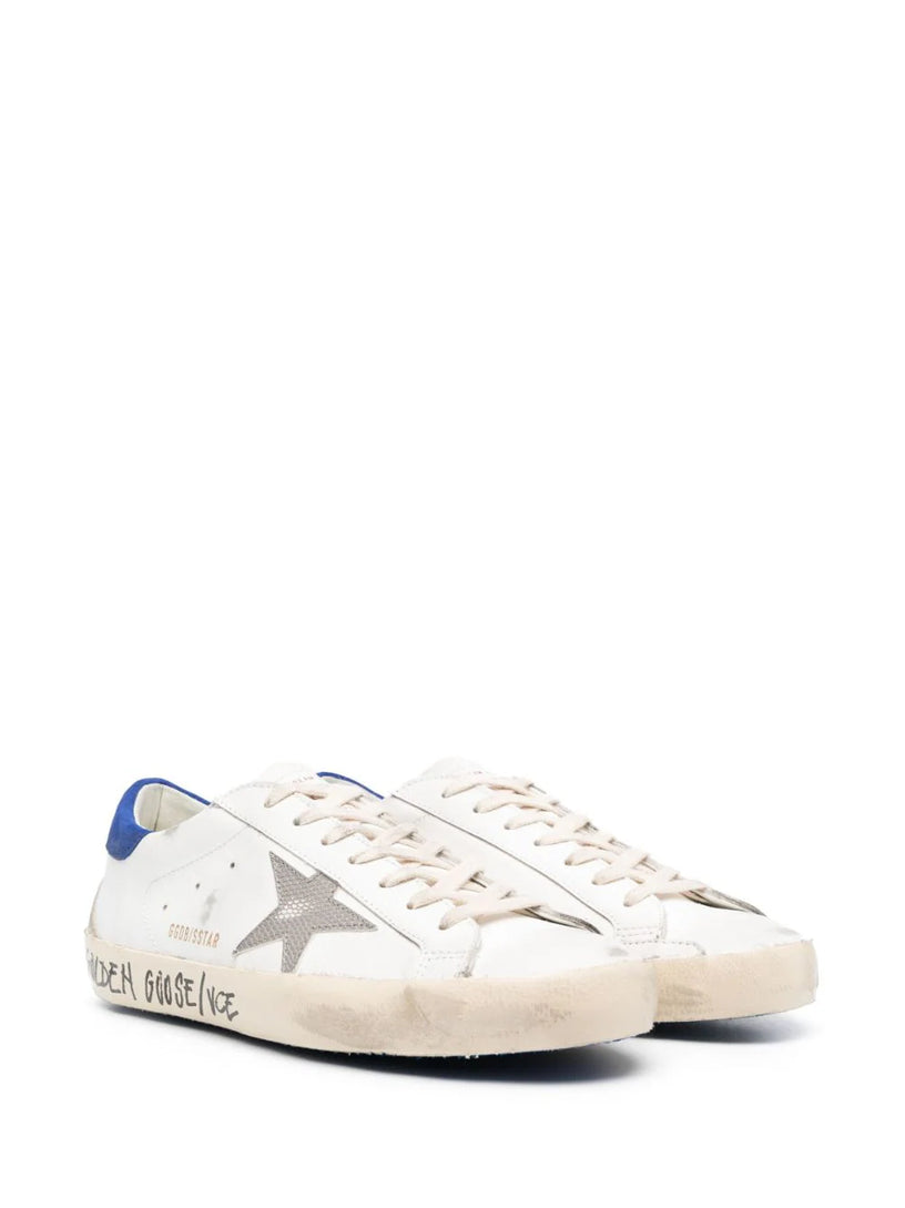 Super-Star sneaker with blue heel tab