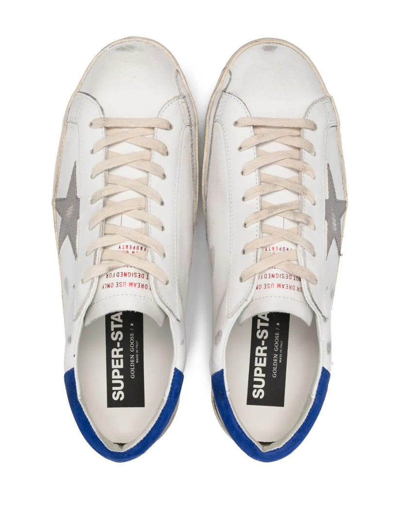 Super-Star sneaker with blue heel tab