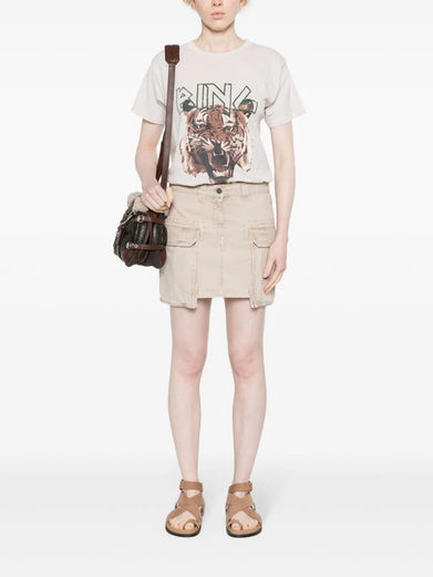 Cargo mini skirt