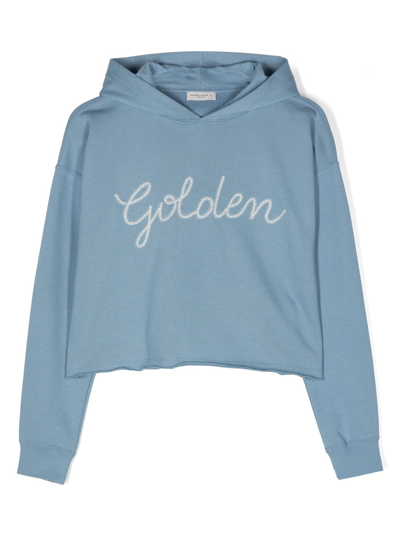 Golden Goose Kids Logo hoodie