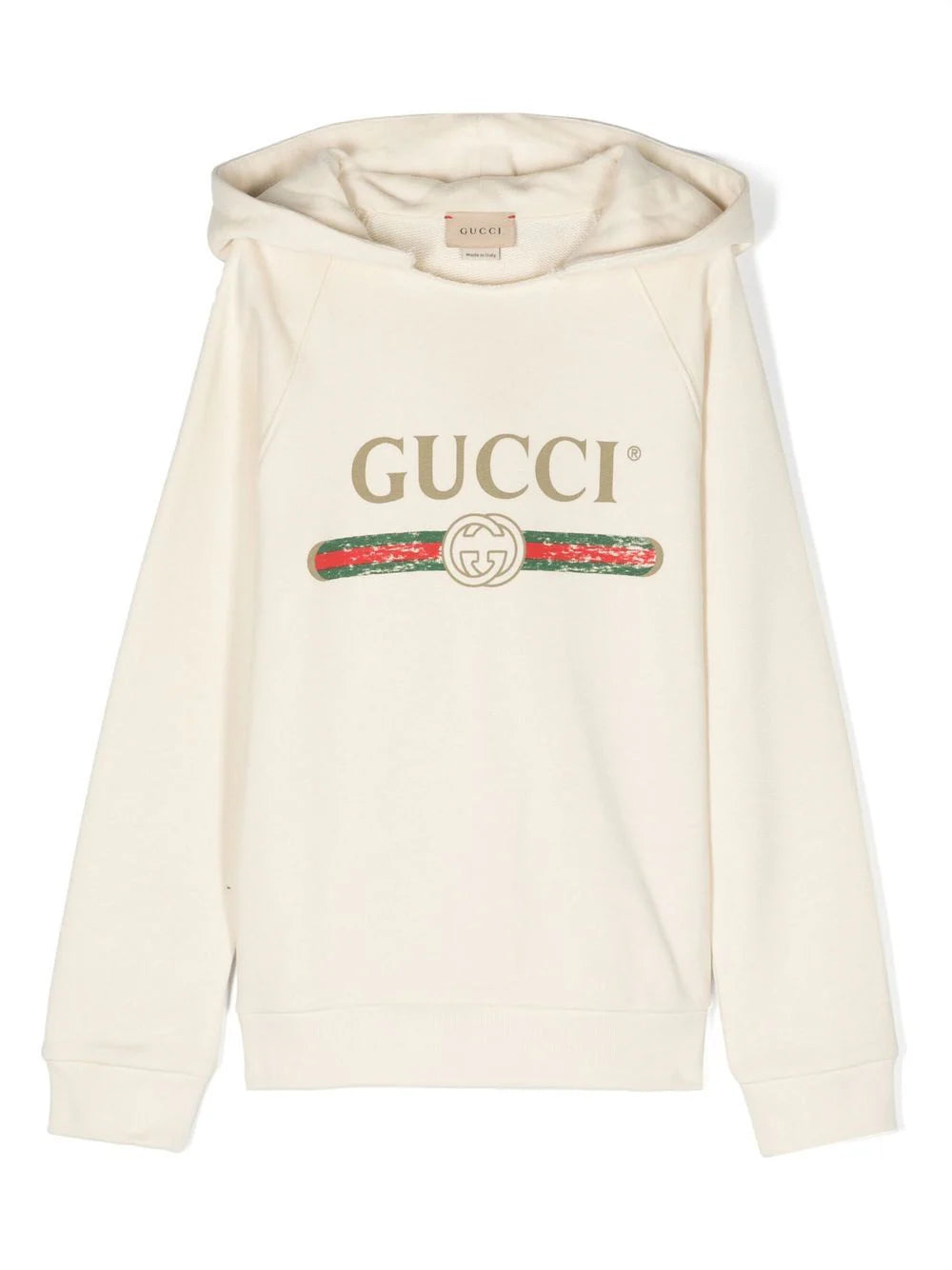 Sweatshirt with Gucci logo Gucci Kids Bianco Grifo 210