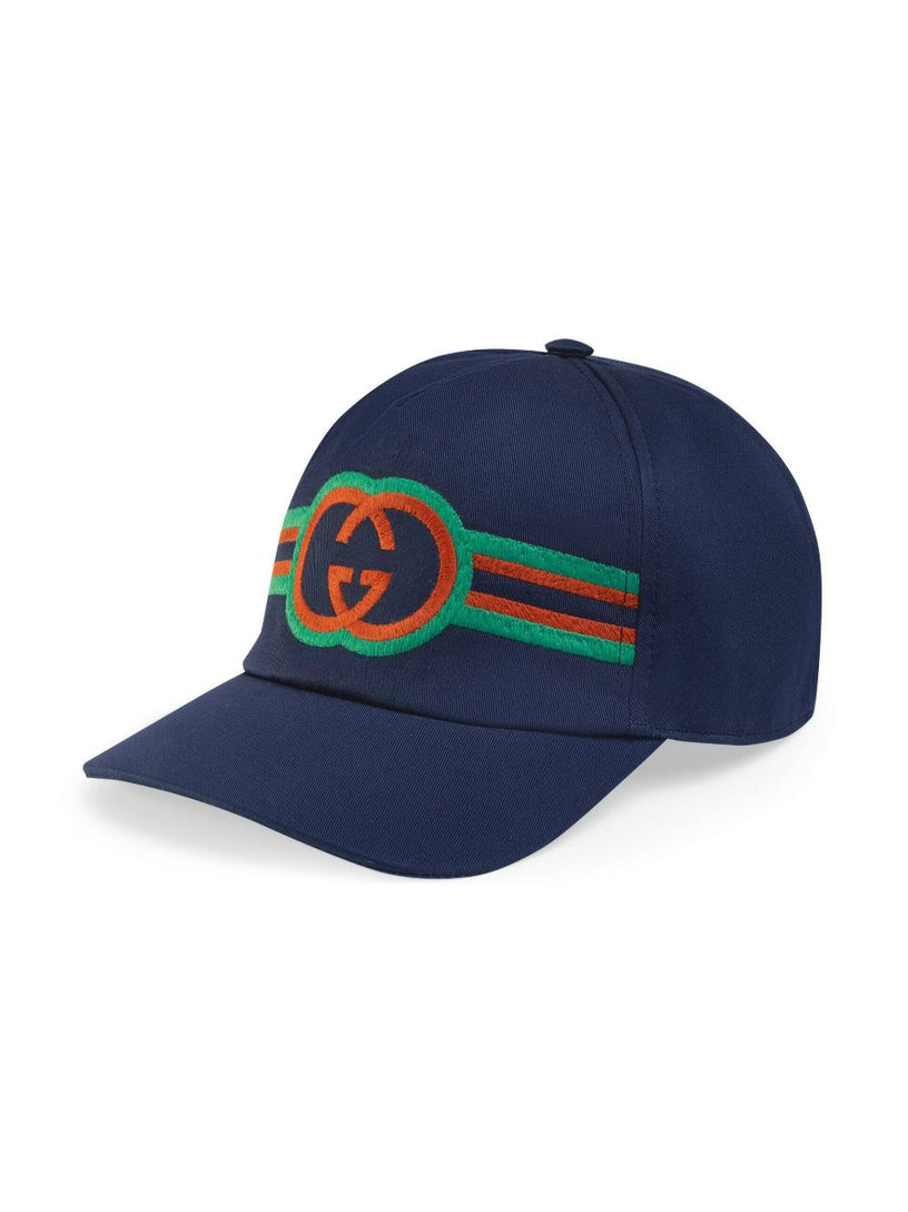 Gucci Kids Interlocking g-logo baseball cap