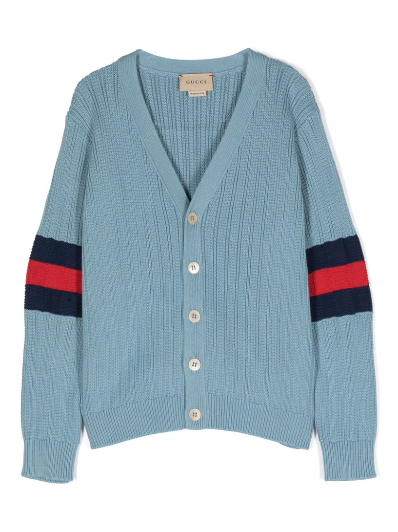 Rib Cotton Cardigan