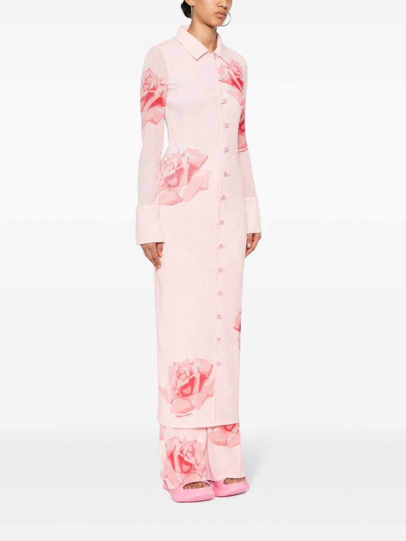 'Kenzo Rose' Cardigan-Dress