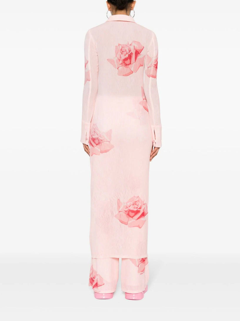 'Kenzo Rose' Cardigan-Dress