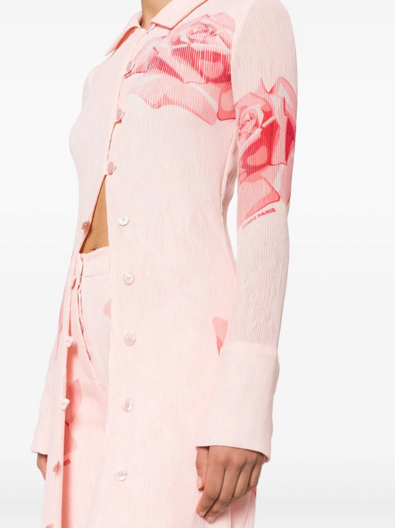 'Kenzo Rose' Cardigan-Dress