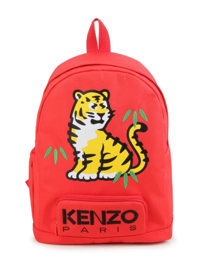 Tiger print backpack