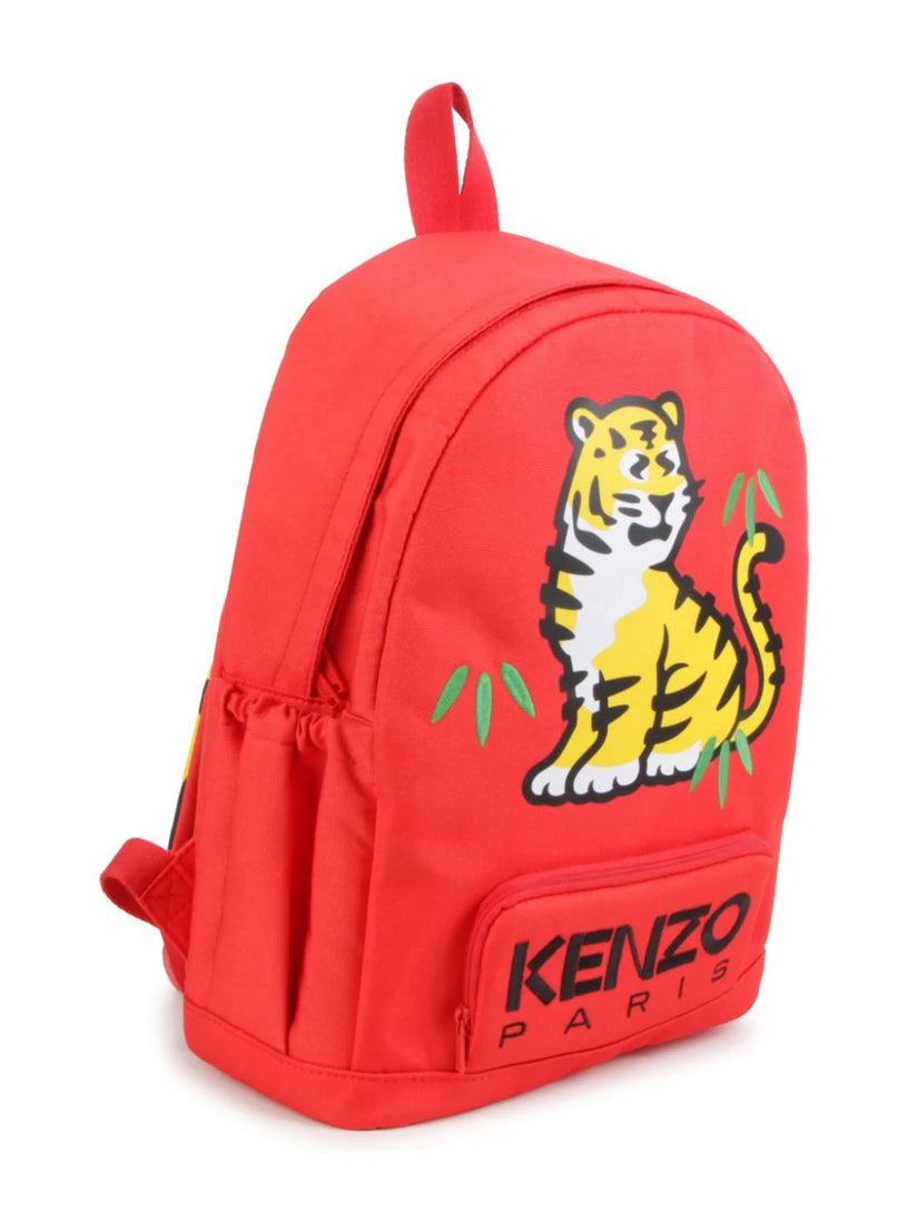 Tiger print backpack