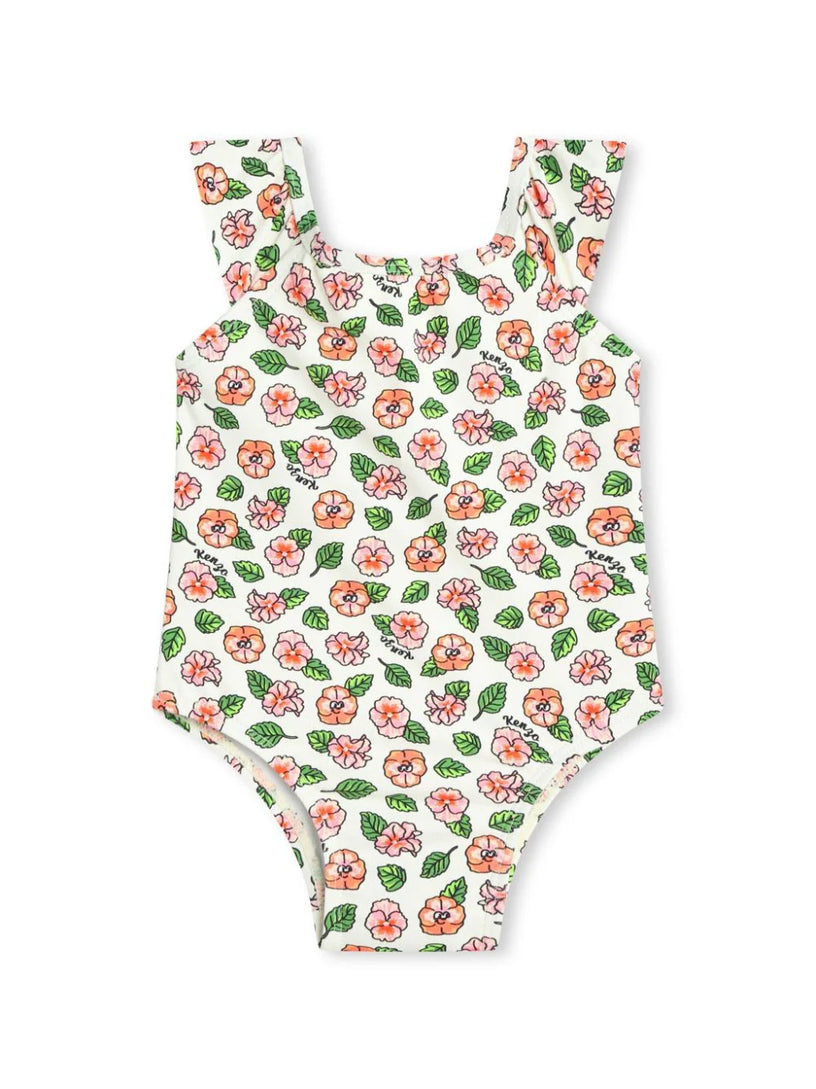 Floral one-piece swimsuit