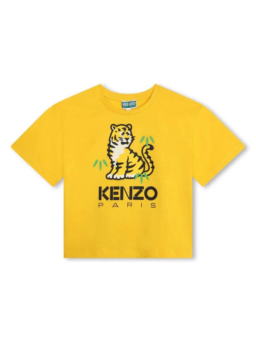 T-shirt with tiger print