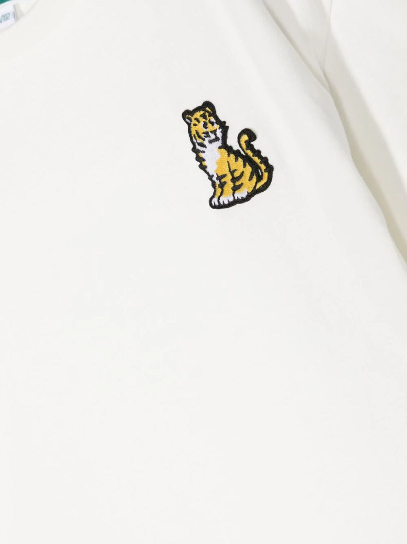 Embroidered cotton T-shirt