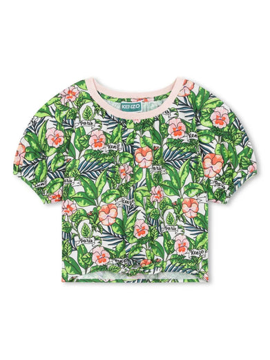 Floral print t-shirt