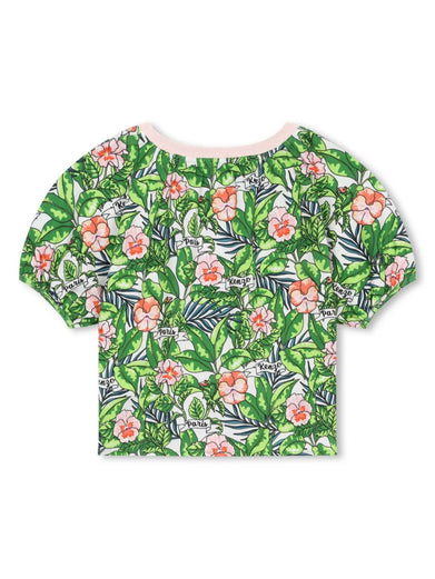 Floral print t-shirt