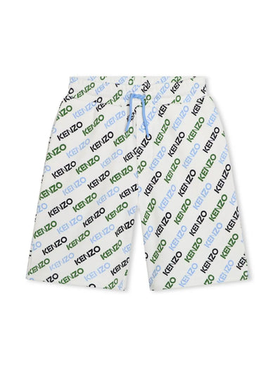 Shorts with all-over logo