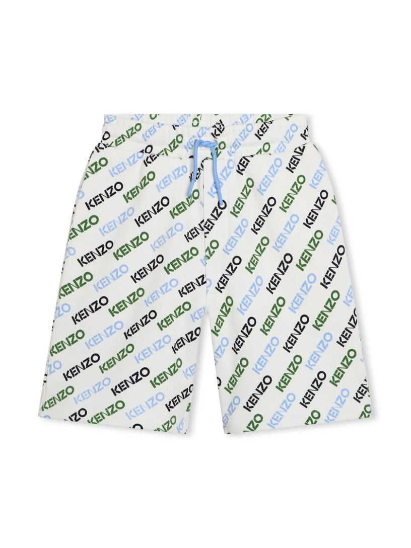 Shorts with all-over logo