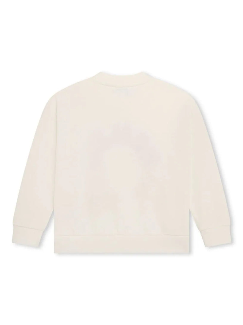 Embroidered cotton sweatshirt