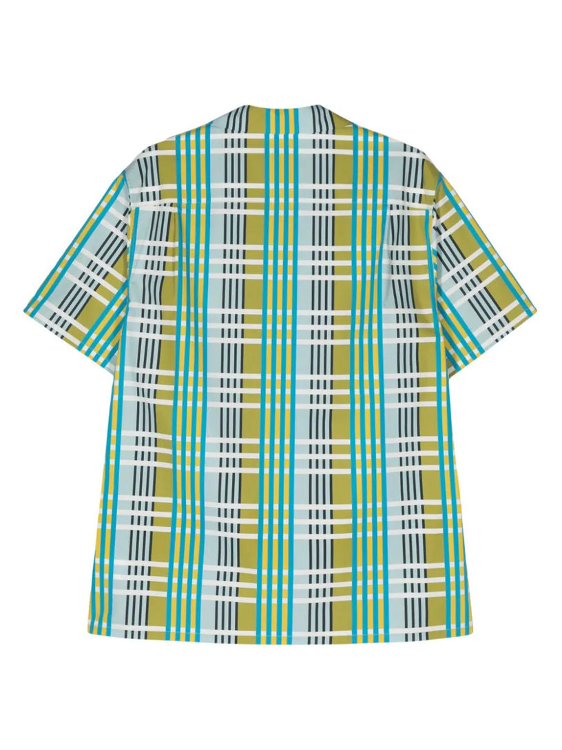 Checkered bowling shirt