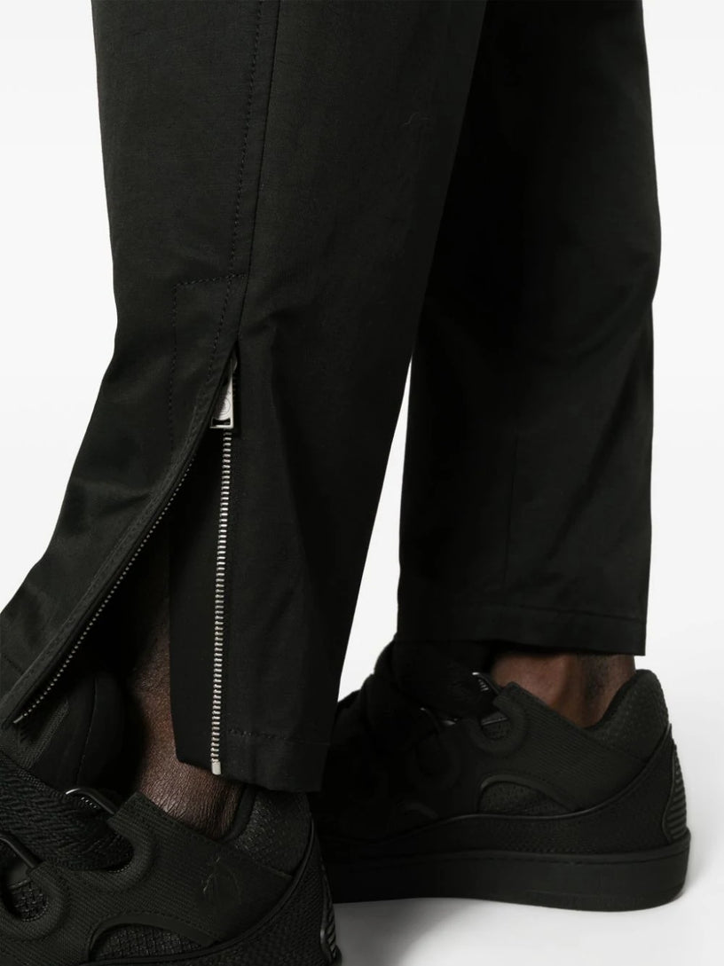 Tapered-cut biker trousers