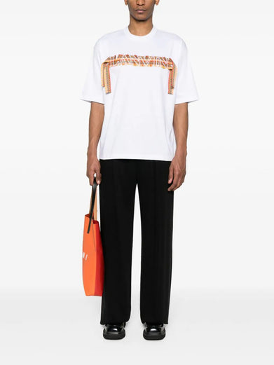 Oversized Lanvin Curb embroidered t-shirt