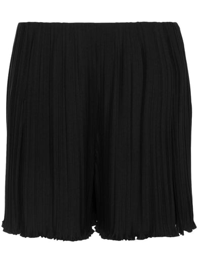 Pleated shorts