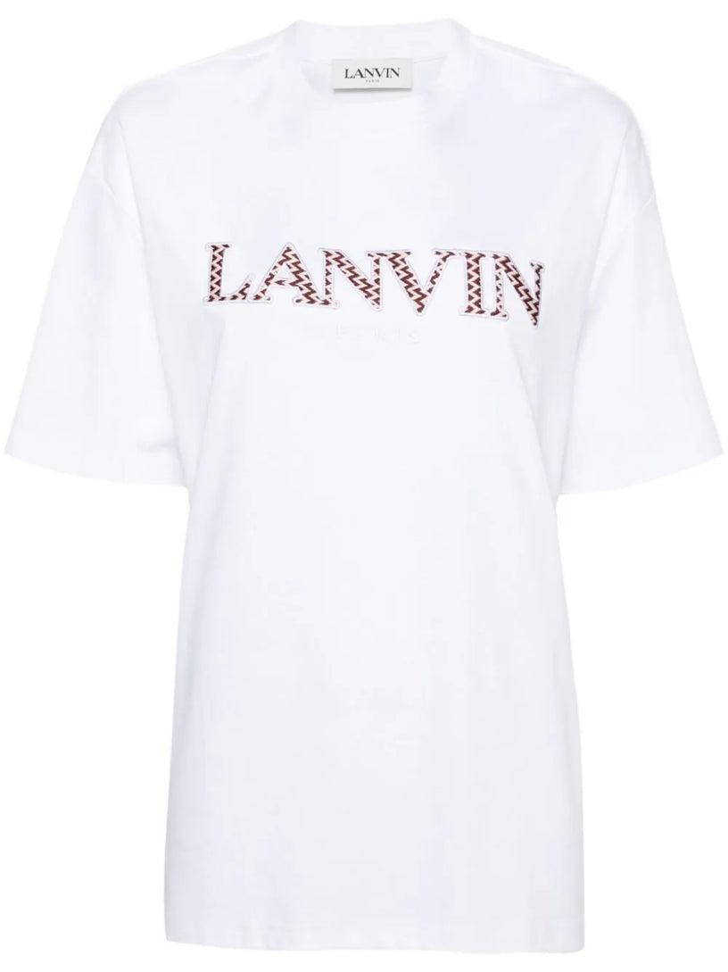 LANVIN Oversized embroidered t-shirt