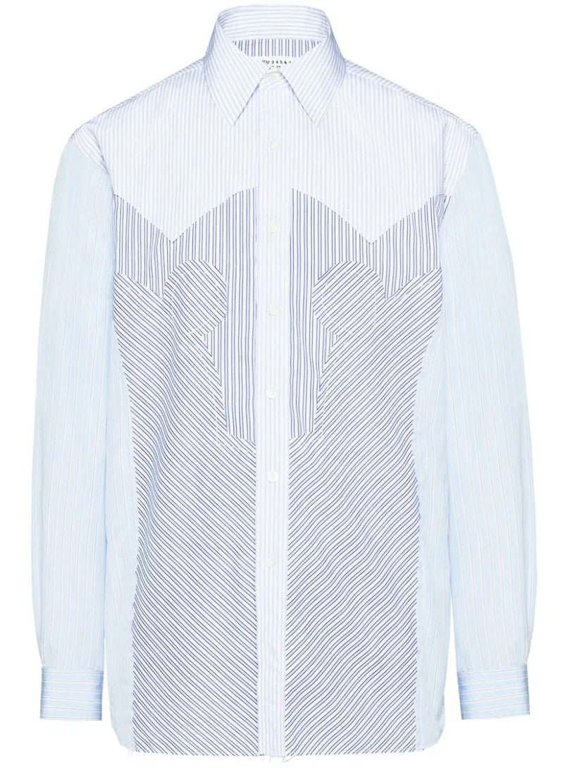 Yoke stripe shirt