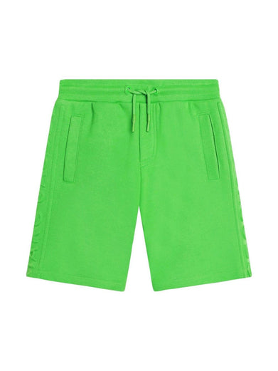 Bermuda shorts with embossed logo