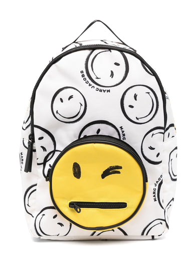 Backpack with smiley