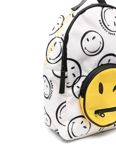 Backpack with smiley