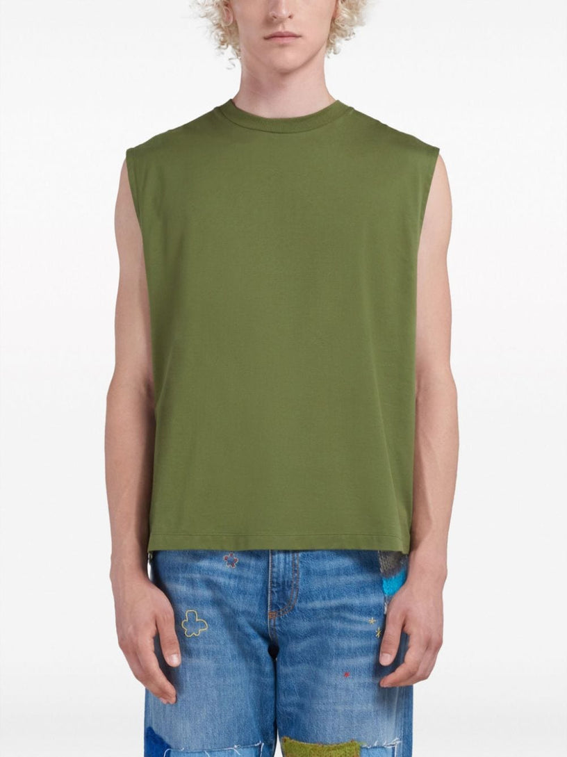 Tank top with Marni Dripping print