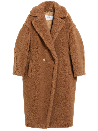 Teddy Bear Icon Coat in wool and alpaca