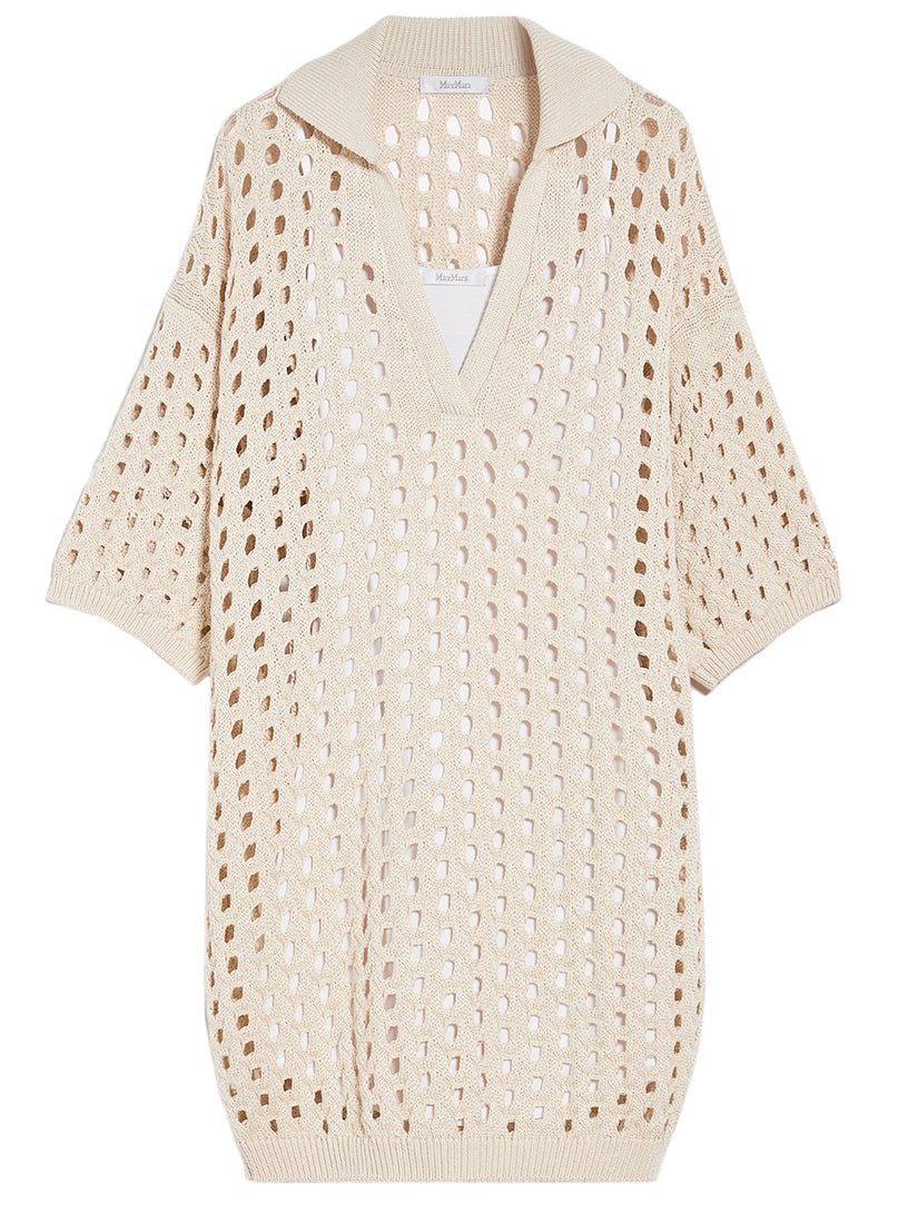 Max Mara Urna mesh short dress