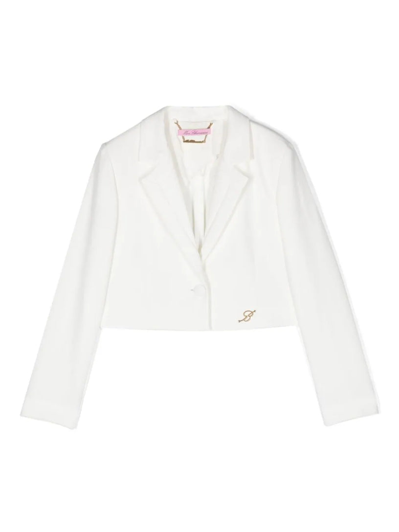 Logo-plaque blazer