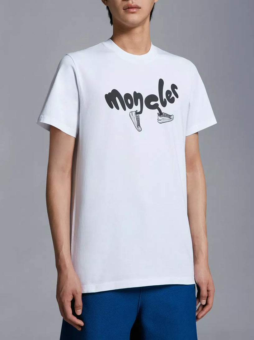 T-shirt with running logo