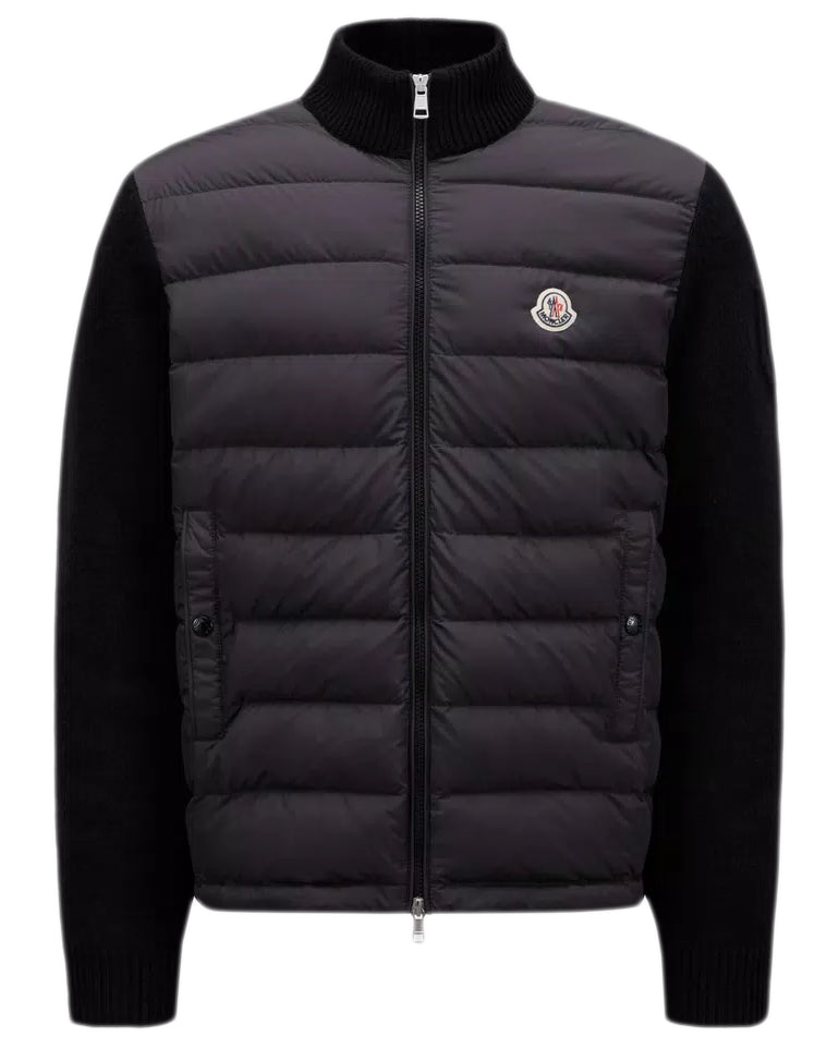 MONCLER Padded cotton cardigan