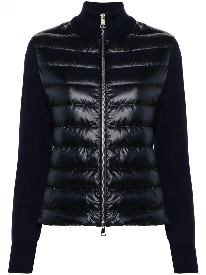 MONCLER Padded wool cardigan