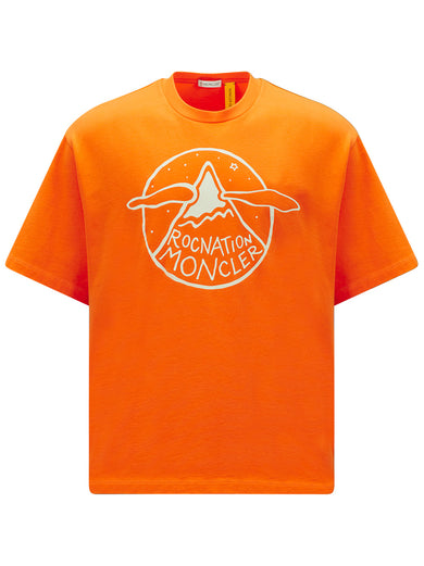 Logo Motif T-Shirt Moncler x Roc Nation